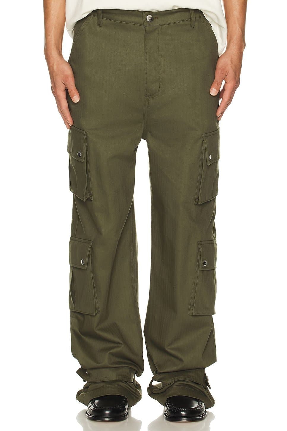 revolve Rhude Khaki Green Cargo Pants