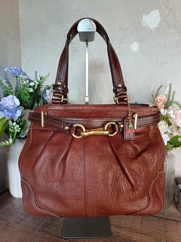 Coach Coach Vintage Y2k Brown Hamptons Shoulder Tote Bag