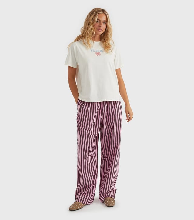 Custard Women's Clothing White Cinderella Print T-Shirt Custard New Look - 3