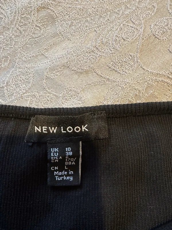 New Look Black Lace Crop Top