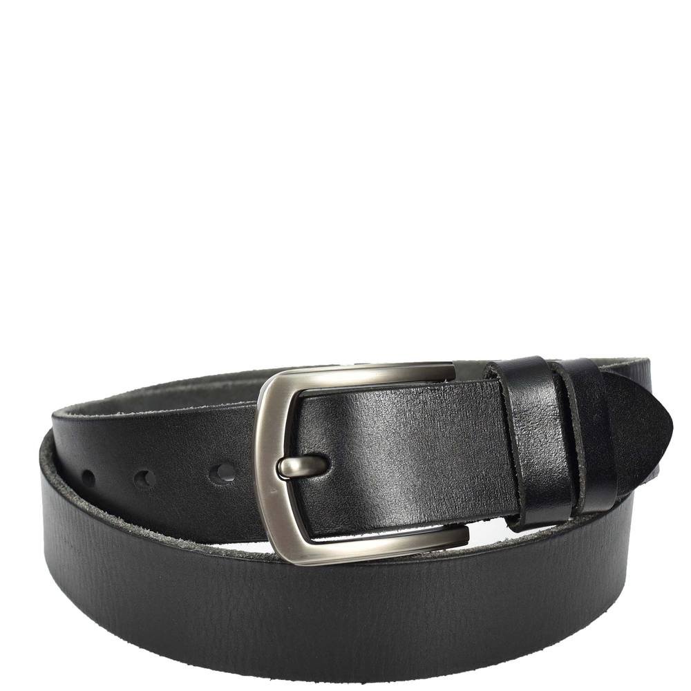 House of Leather House of Leather Men's Mens Leather Belt Casual Style Truro in Black - 2