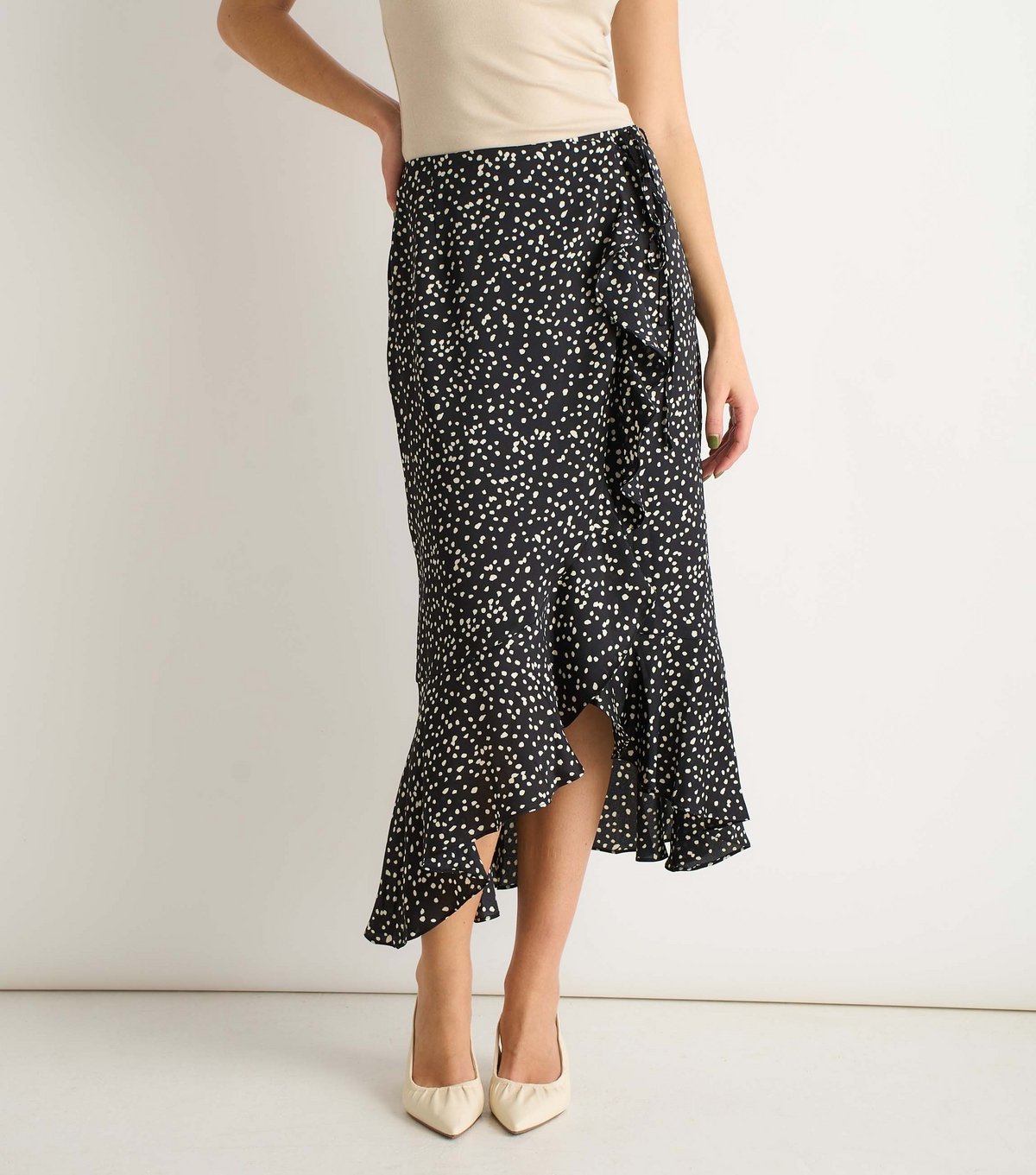 Gini London Women's Black Animal Print Skirt Gini London New Look - 2