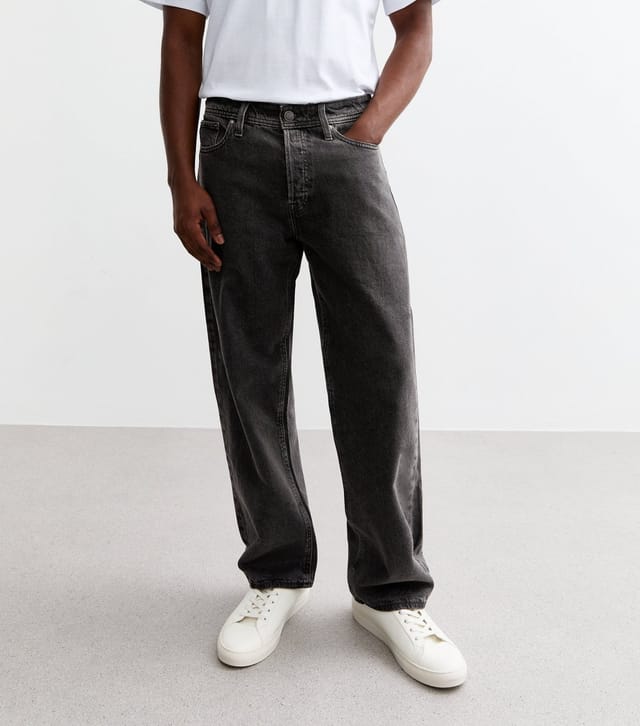 jack & jones Men's Black Relaxed Jeans Jack & Jones New Look - 2