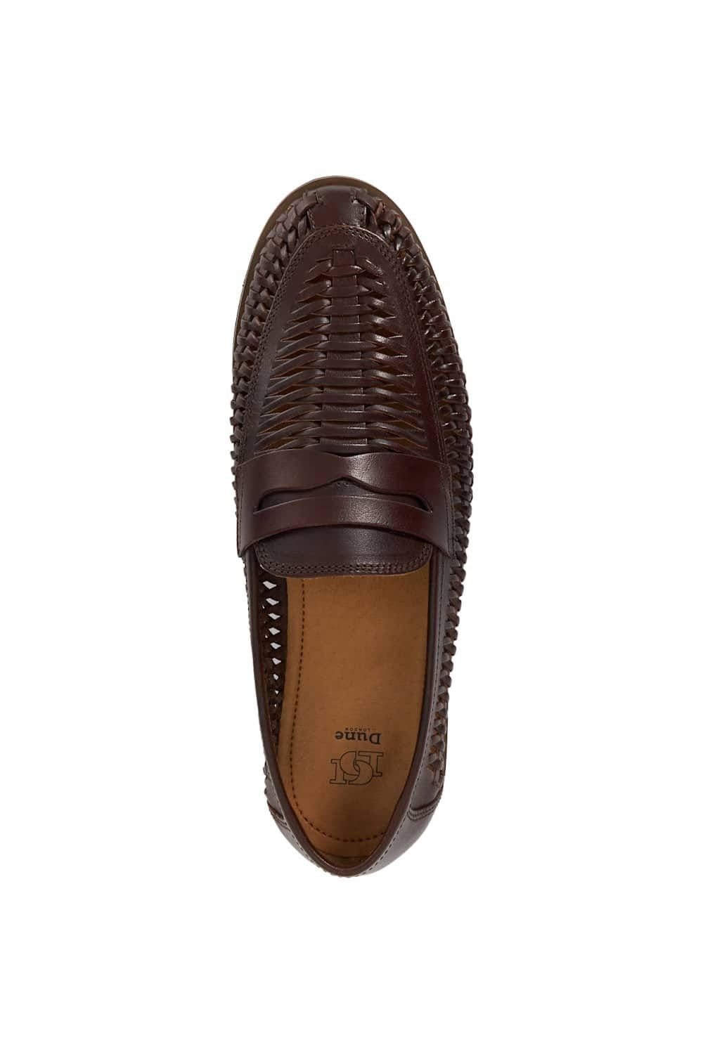 Dune London Dune London Men's 'Bresley' Leather Casual Shoes in Brown - 4