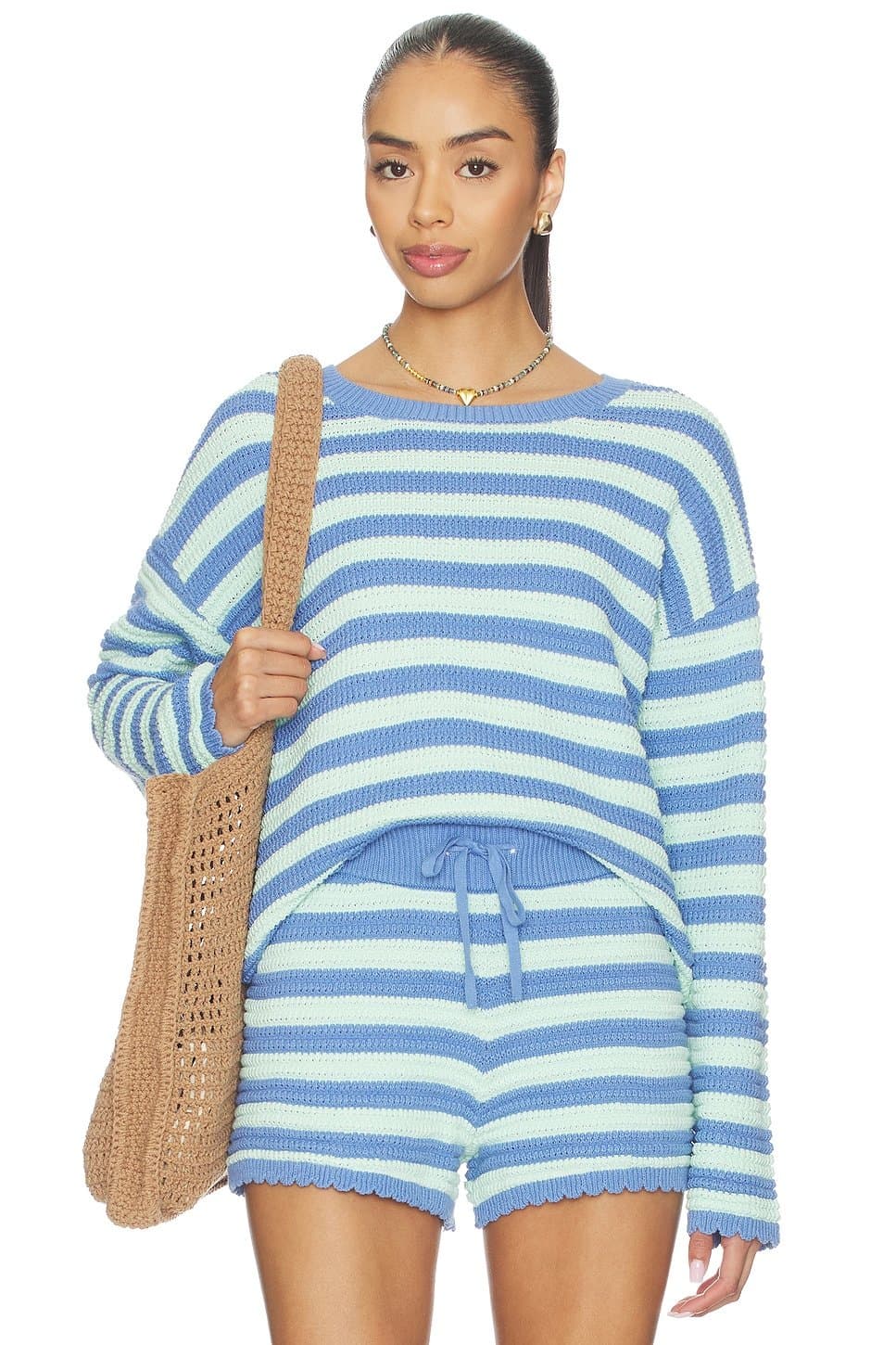 revolve revolve Beach Sweater in Sapphire Sea