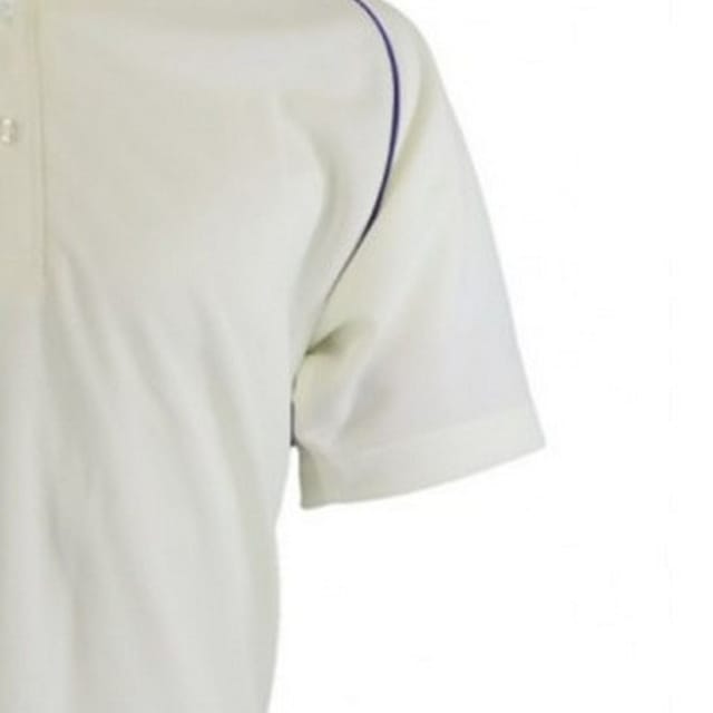 Carta Sport Carta Sport Men's Contrast Piping Cricket Shirt L in White - 2