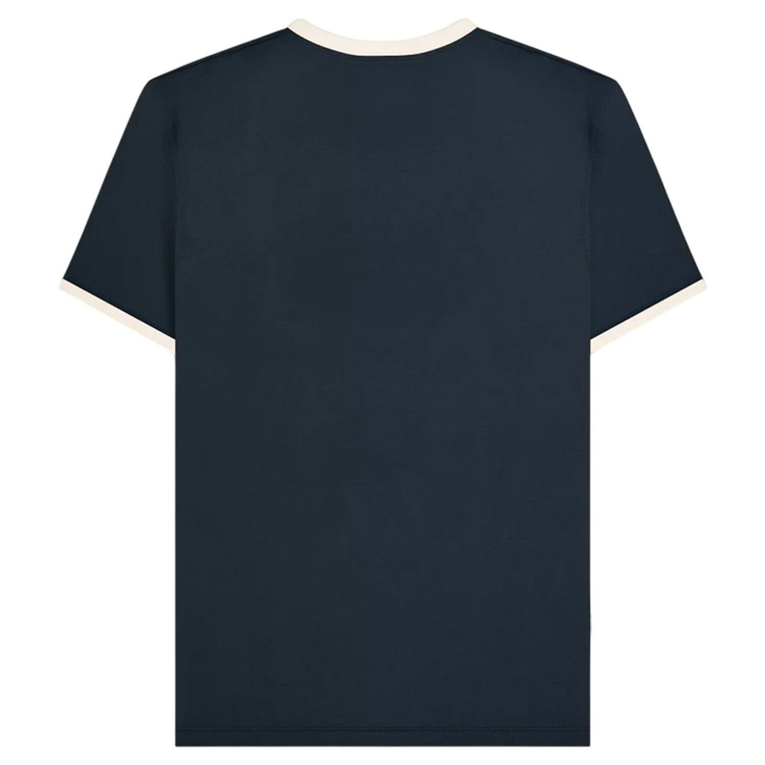 Lambretta Lambretta Men's SS25 Ringer Logo T-Shirt in Dark Navy - 2