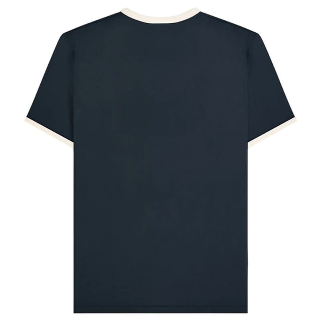 Lambretta Lambretta Men's SS25 Ringer Logo T-Shirt in Dark Navy - 2