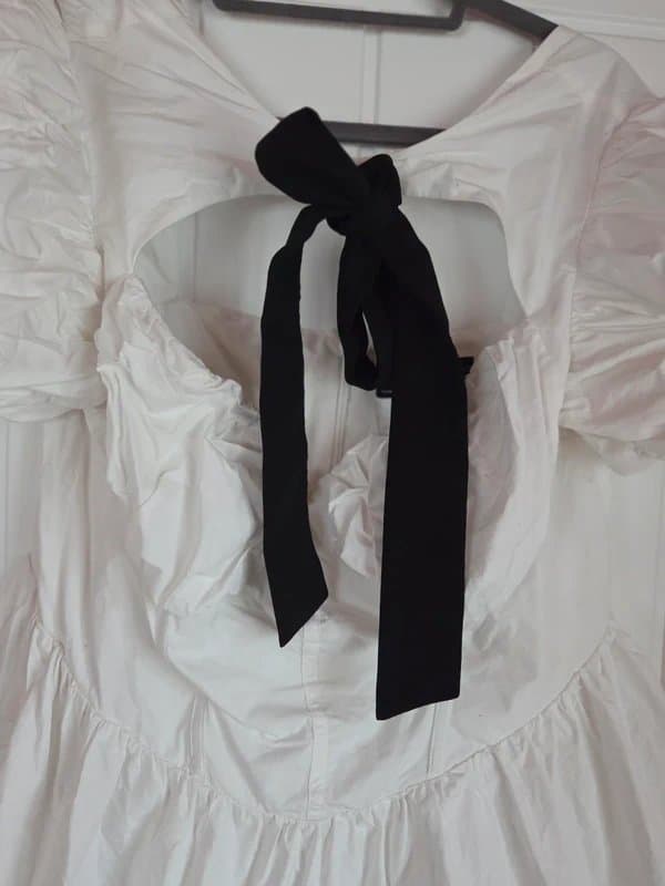 ASOS ASOS Luxe dress in white - corset style