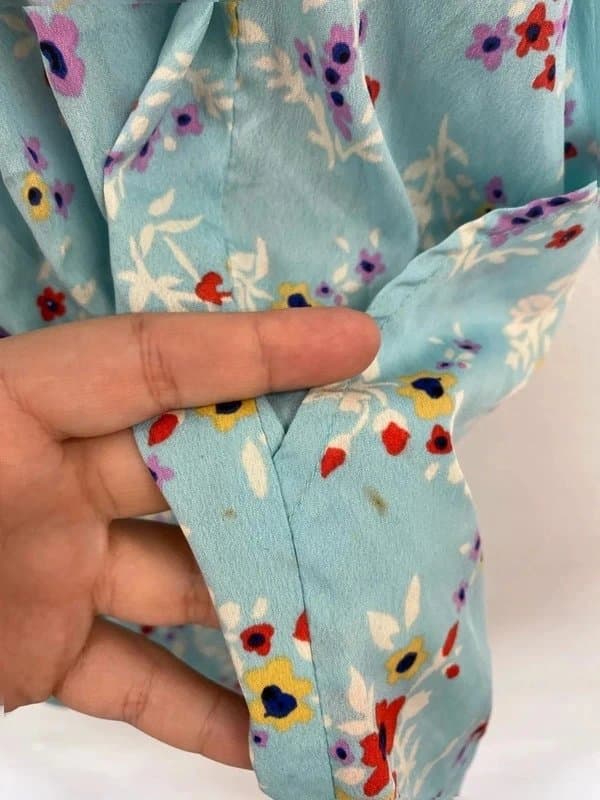 New Look New Look Fabulous turquoise Ditsy Floral Sleeveless Playsuit UK 12 NN001