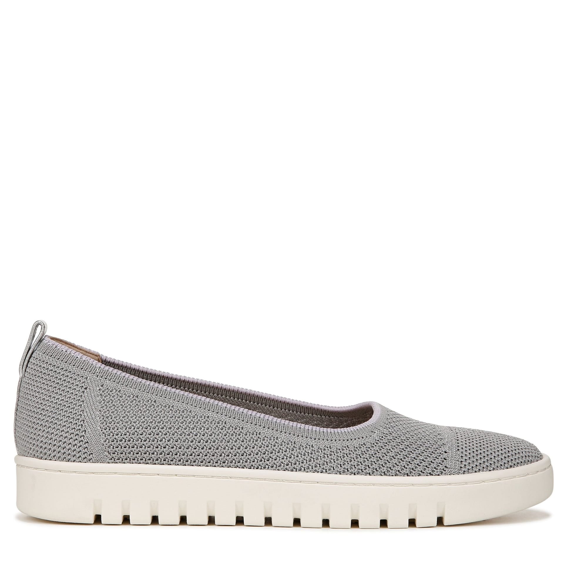 Vionic Vionic Women's Uptown Skimmer Knit Ballerina Shoe in Grey - 4