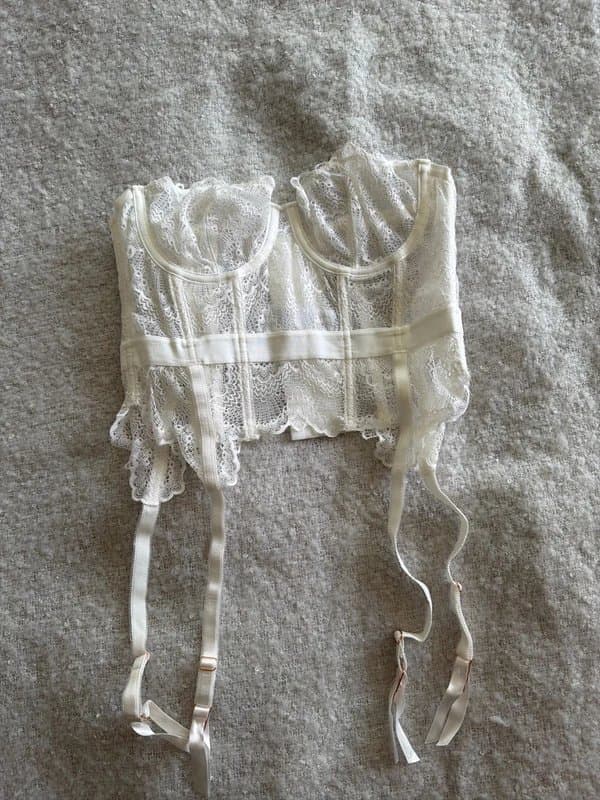 ASOS ASOS corset ivory 34B