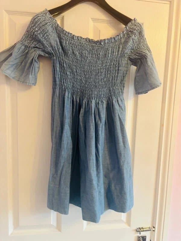 Boohoo Boohoo denim 12 holiday dress beach party same day post