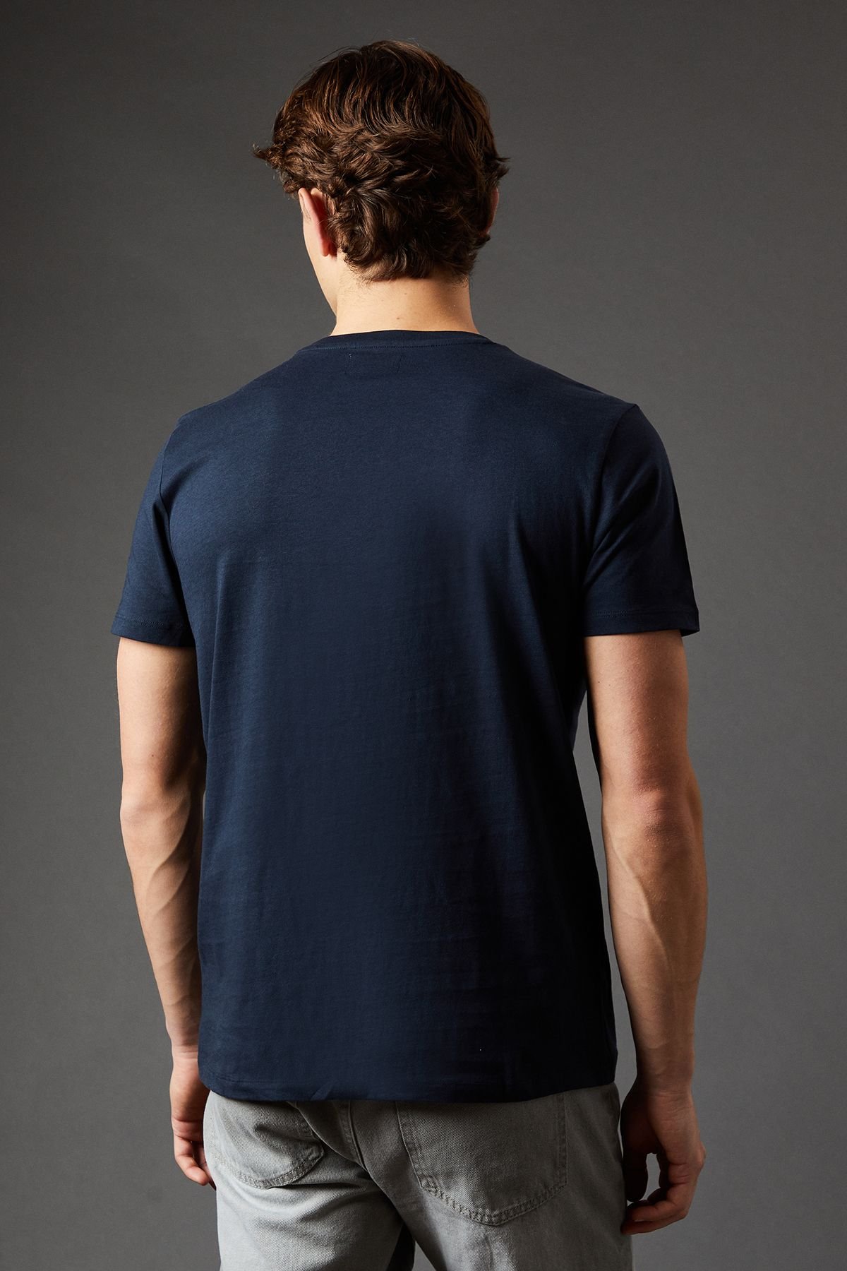 Burton Burton Men's Navy 3 Pack Crew Neck T-Shirt - 3