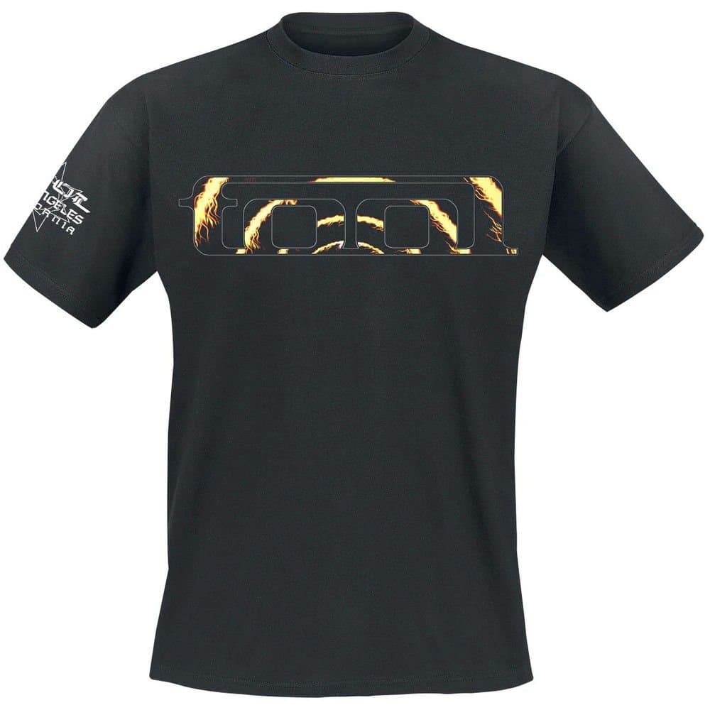 Supatool SupaTool Men's Tool Flame Spiral T-Shirt in Black