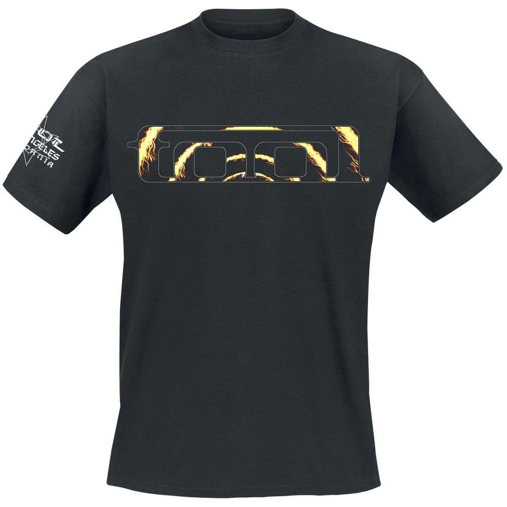 Supatool Men's Tool Flame Spiral T-Shirt in Black