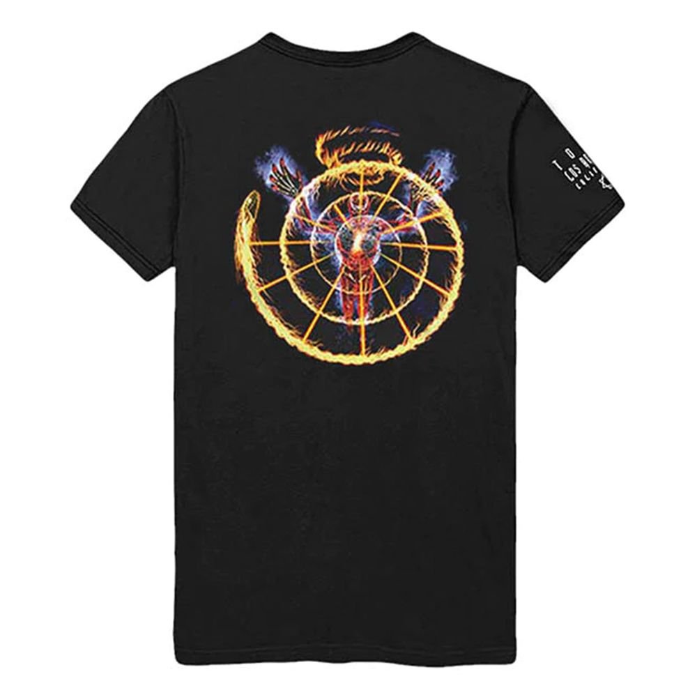 Supatool SupaTool Men's Tool Flame Spiral T-Shirt in Black - 2