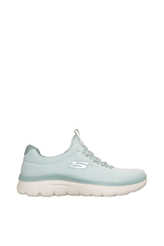 Skechers Skechers Women's SUMMITS PLUS Mesh Double Bungee Slip-On W/Memory Foam Mint - 3