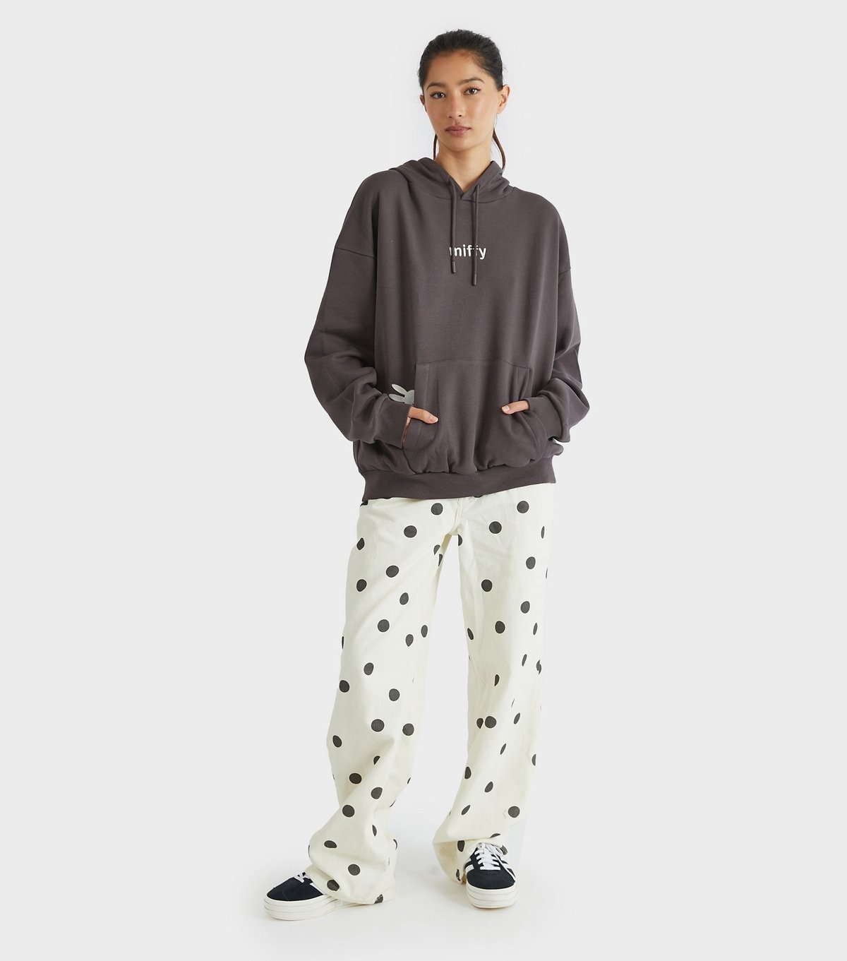 Skinnydip Women's Mid Grey Miffy Print Hoodie Skinnydip New Look - 3