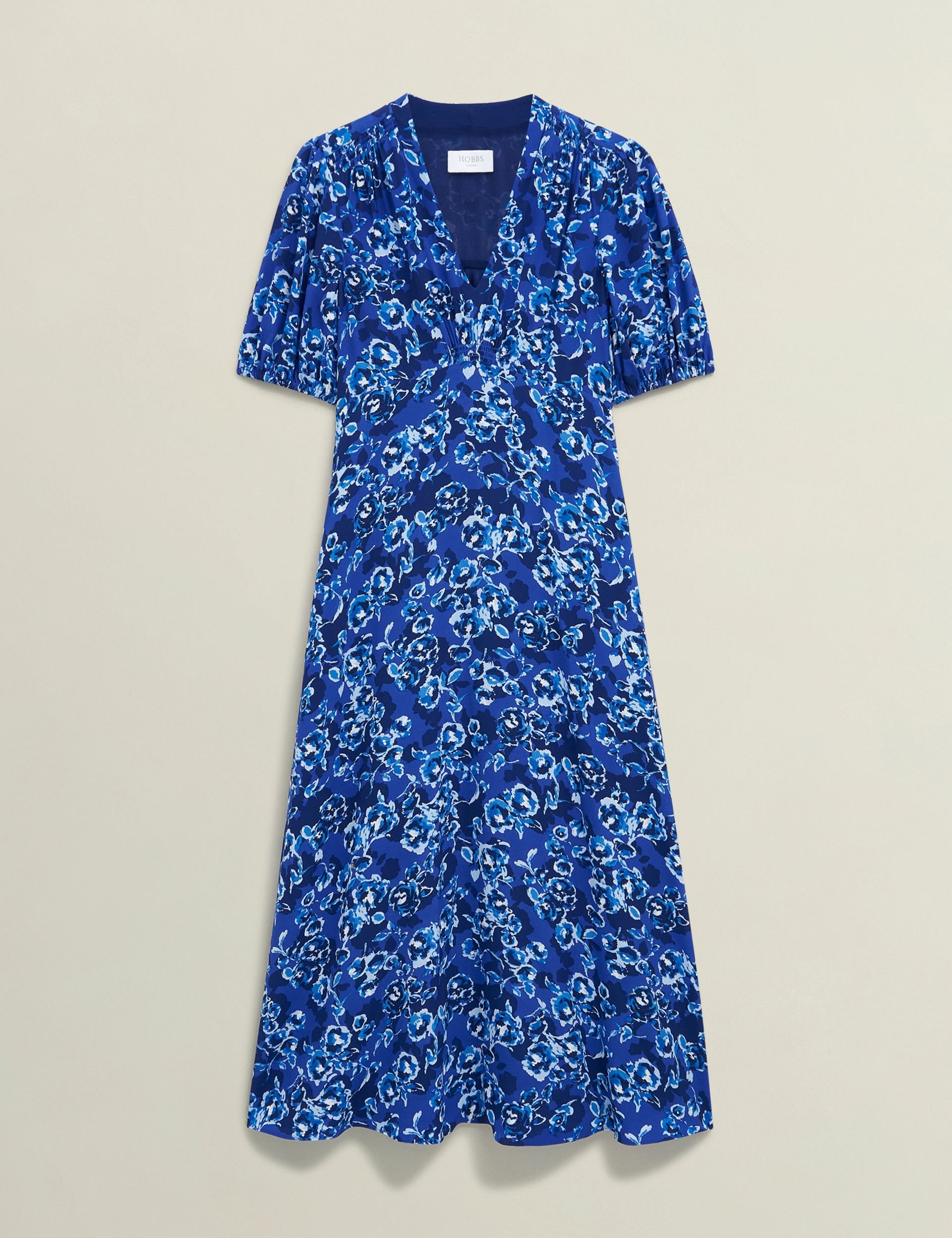 Hobbs London Hobbs London Women's Sidonie Floral Dress in Cobalt - 2