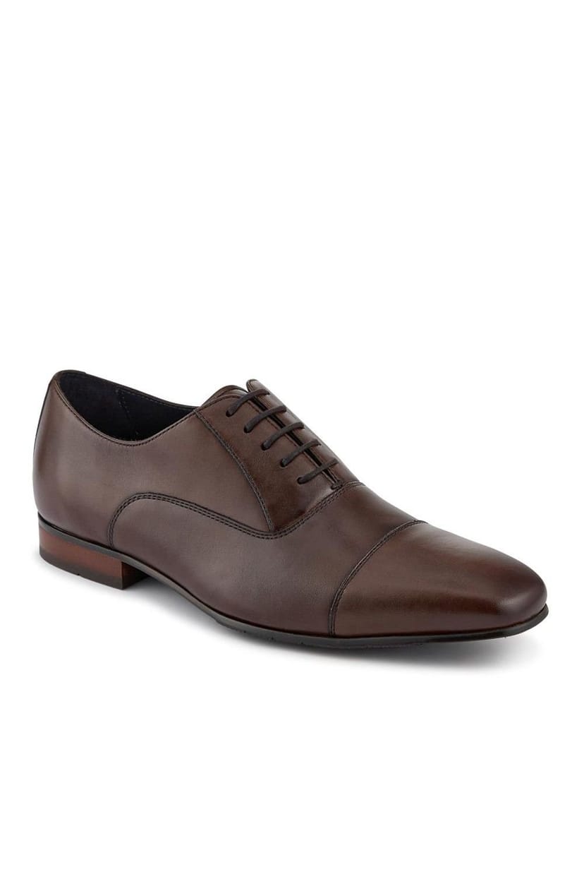 Jones Bootmaker Jones Bootmaker Men's Montreal Smart Leather Shoes in Brown - 1