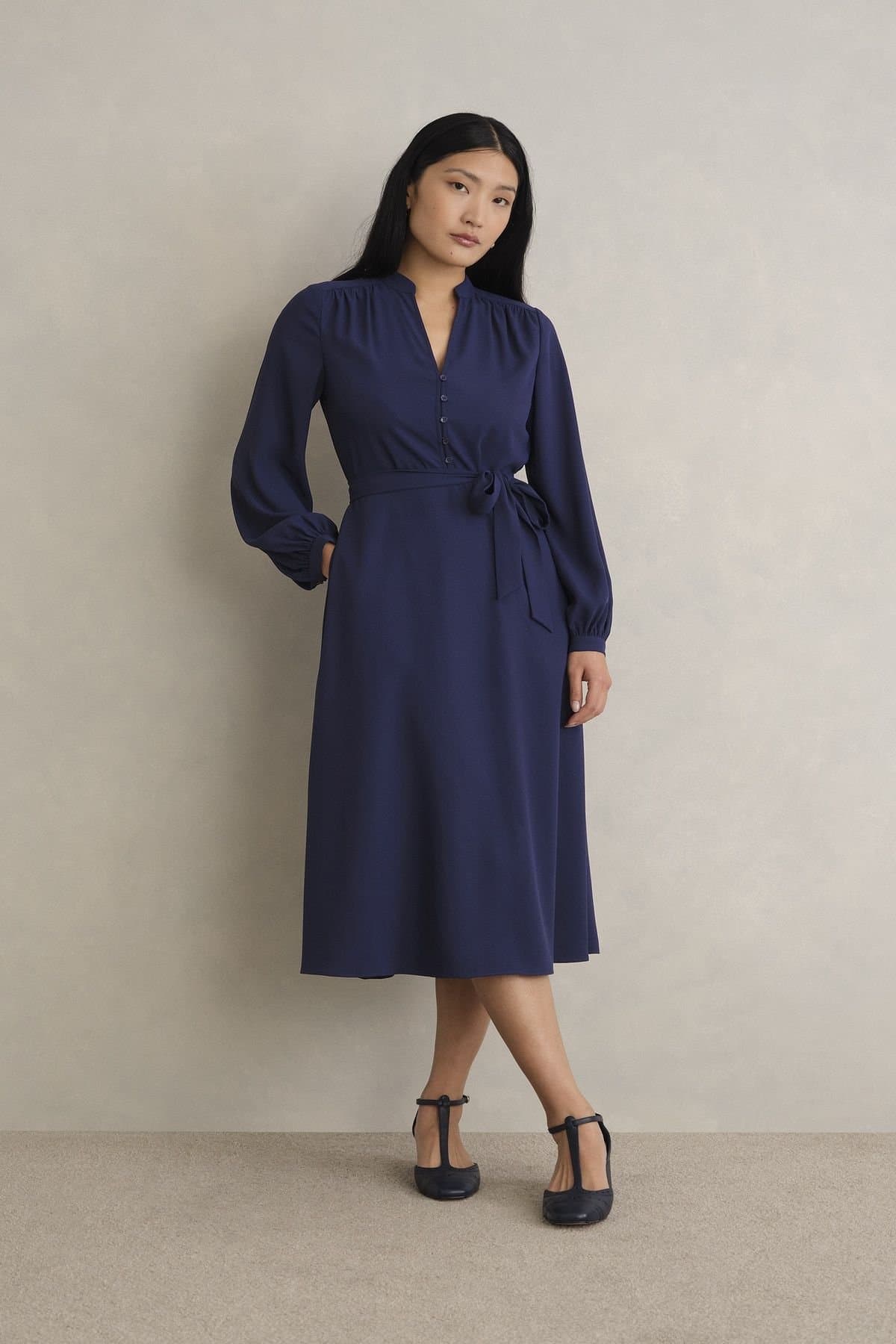 Hobbs London Hobbs London Women's Lettie Dress in Dark Navy