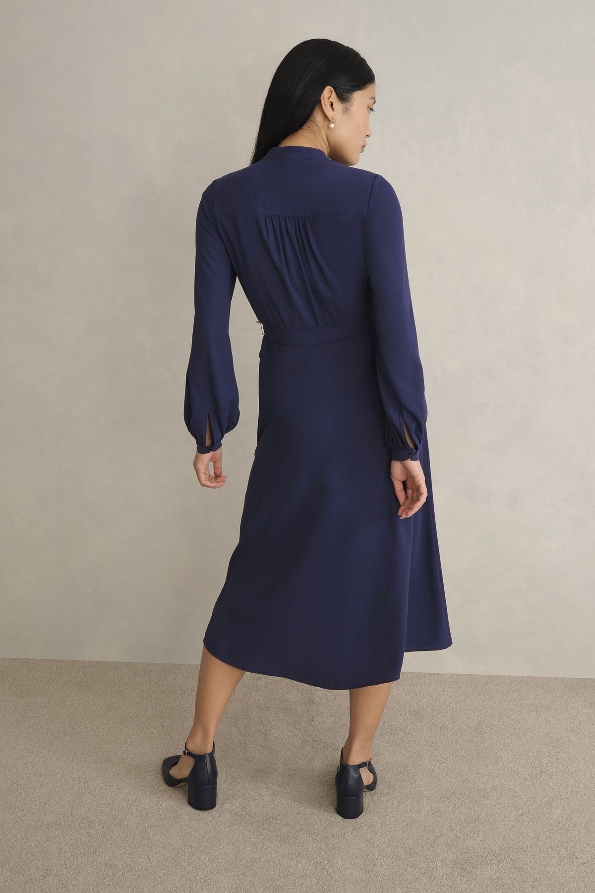 Hobbs London Hobbs London Women's Lettie Dress in Dark Navy - 4