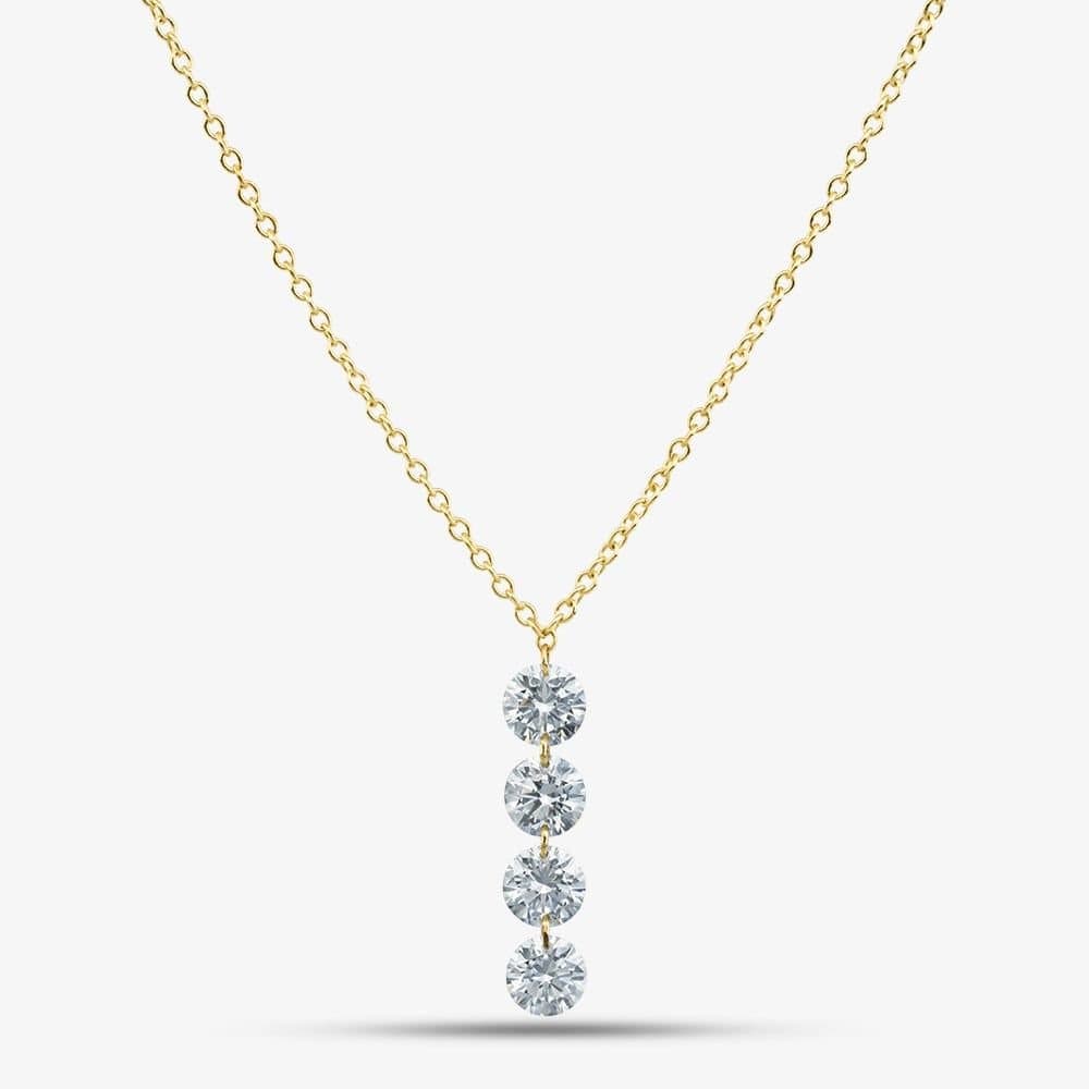 T.H.Baker T.H.Baker Women's 9ct Yellow Gold 1.00ctPendant Necklace LGN47032-100