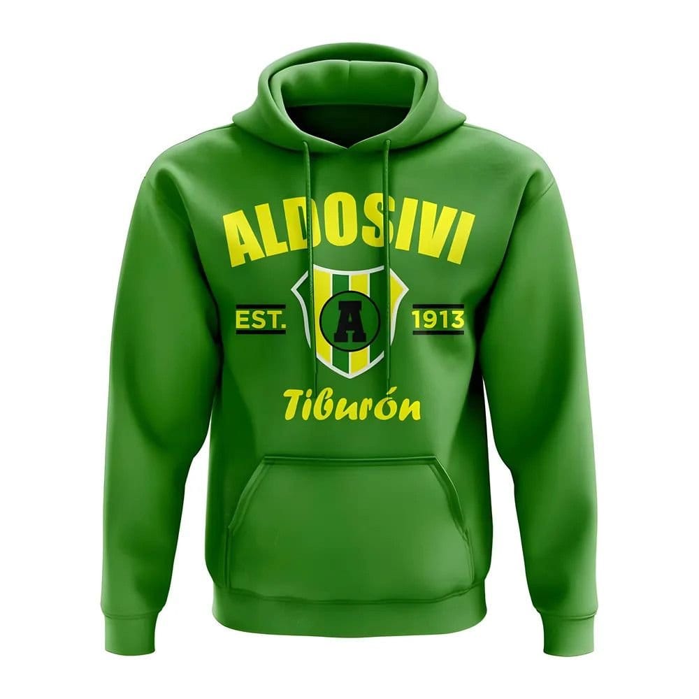 Aldosivi Men's Established Football Hoody in Green