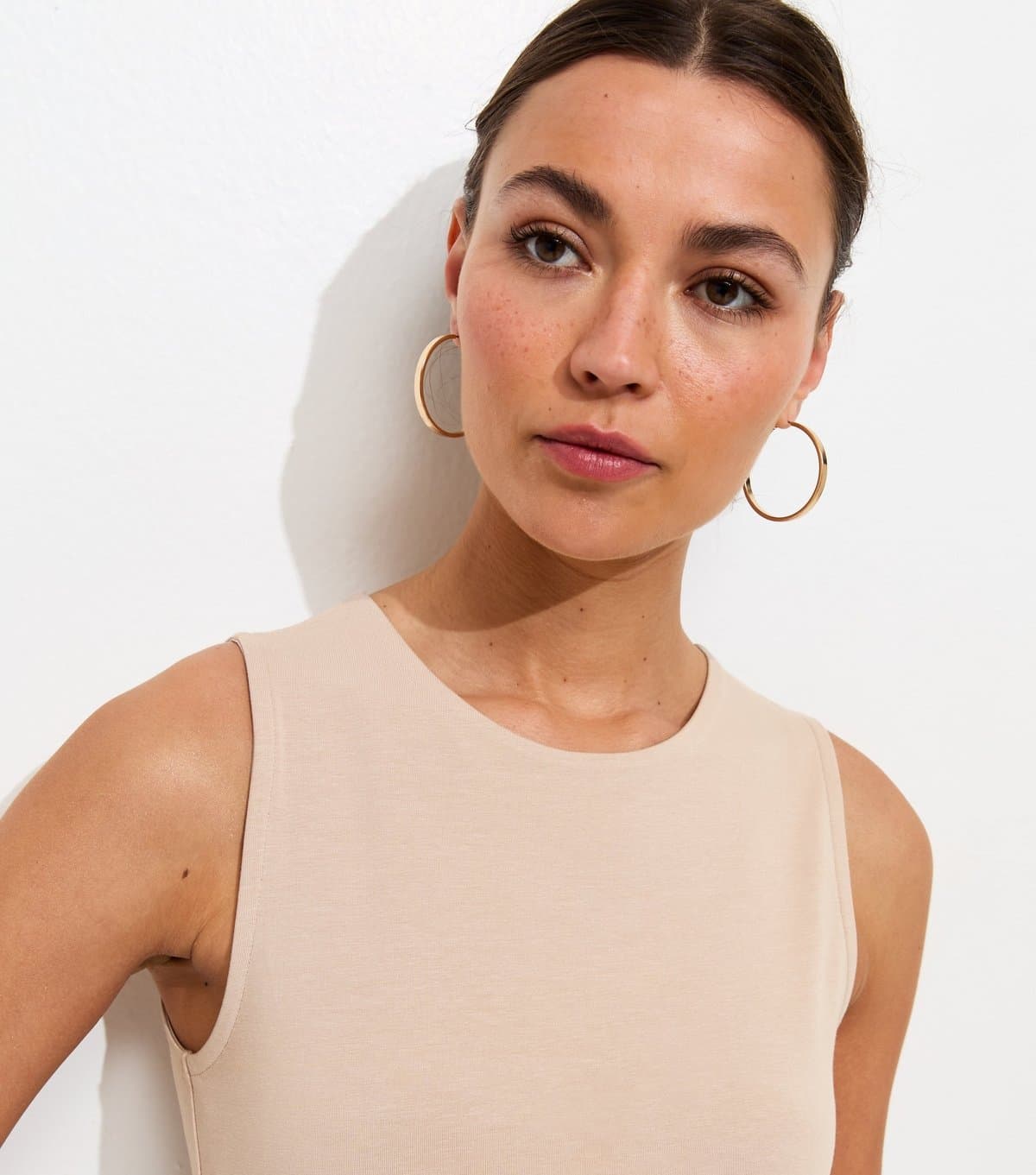 New Look New Look Mink Tank Top in Stretchy Jersey