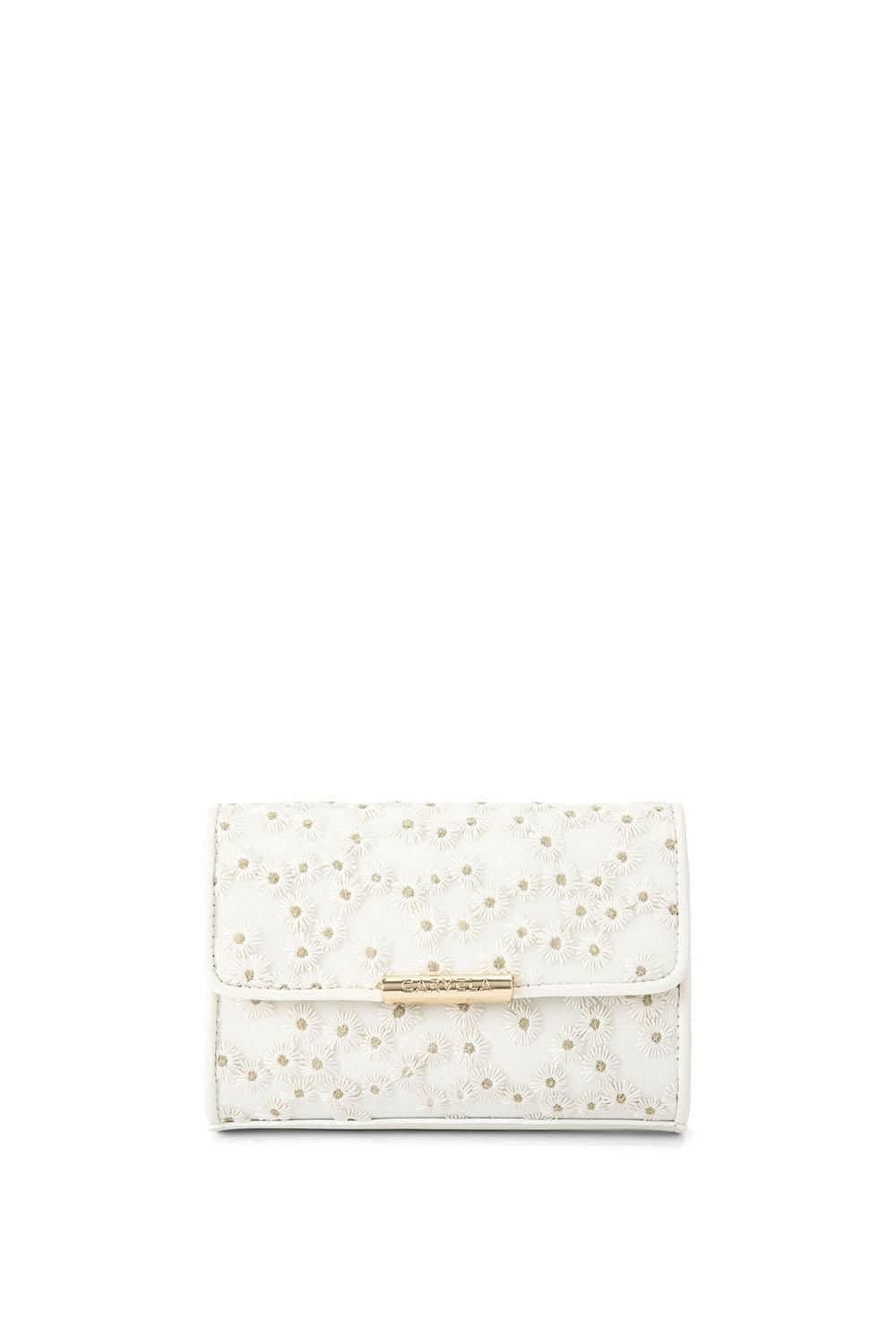 Carvela Carvela Cream Positano Daisy Clutch Bag