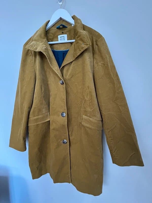 White Stuff NEW (no tags / shop floor) White Stuff Karla Velvet Coat - RRP £150 - UK 18 R