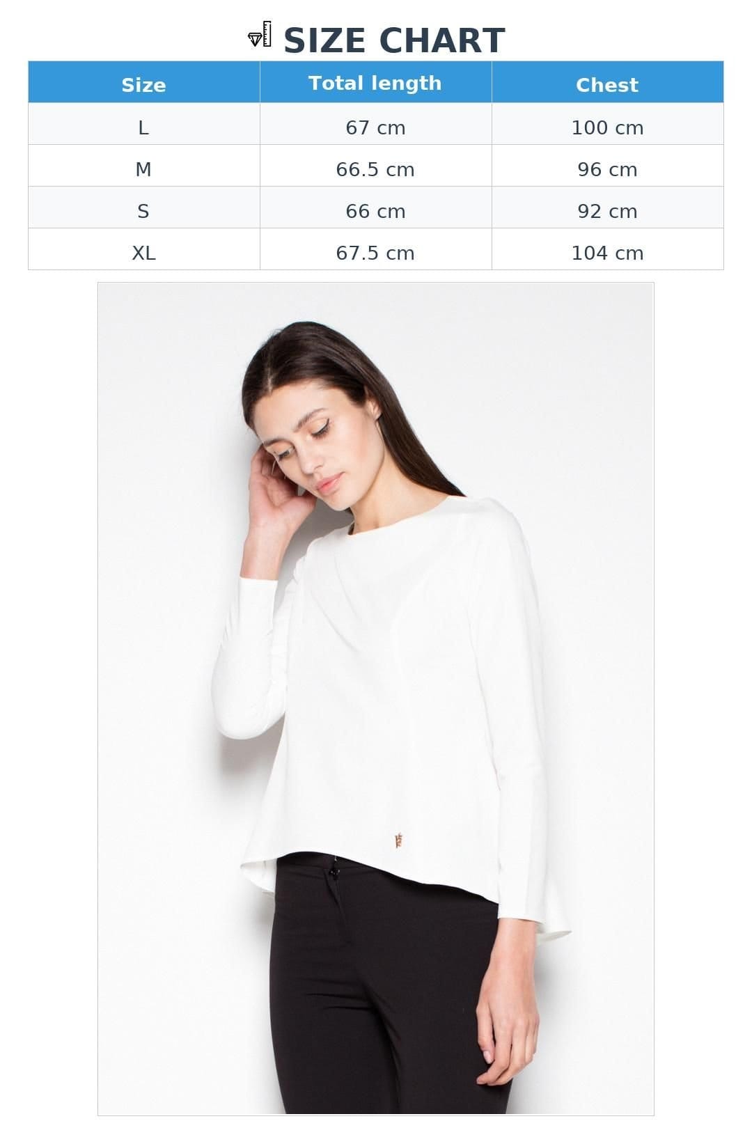 Love Lace Love Lace Women's Asymmetrical Draped Blouse in White - 4