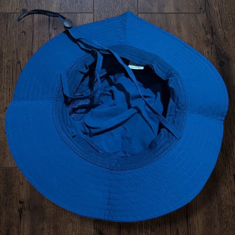 ozero sun hat bucket hat upf50+ ripstop quick dry packable wide brim navy blue hiking cap