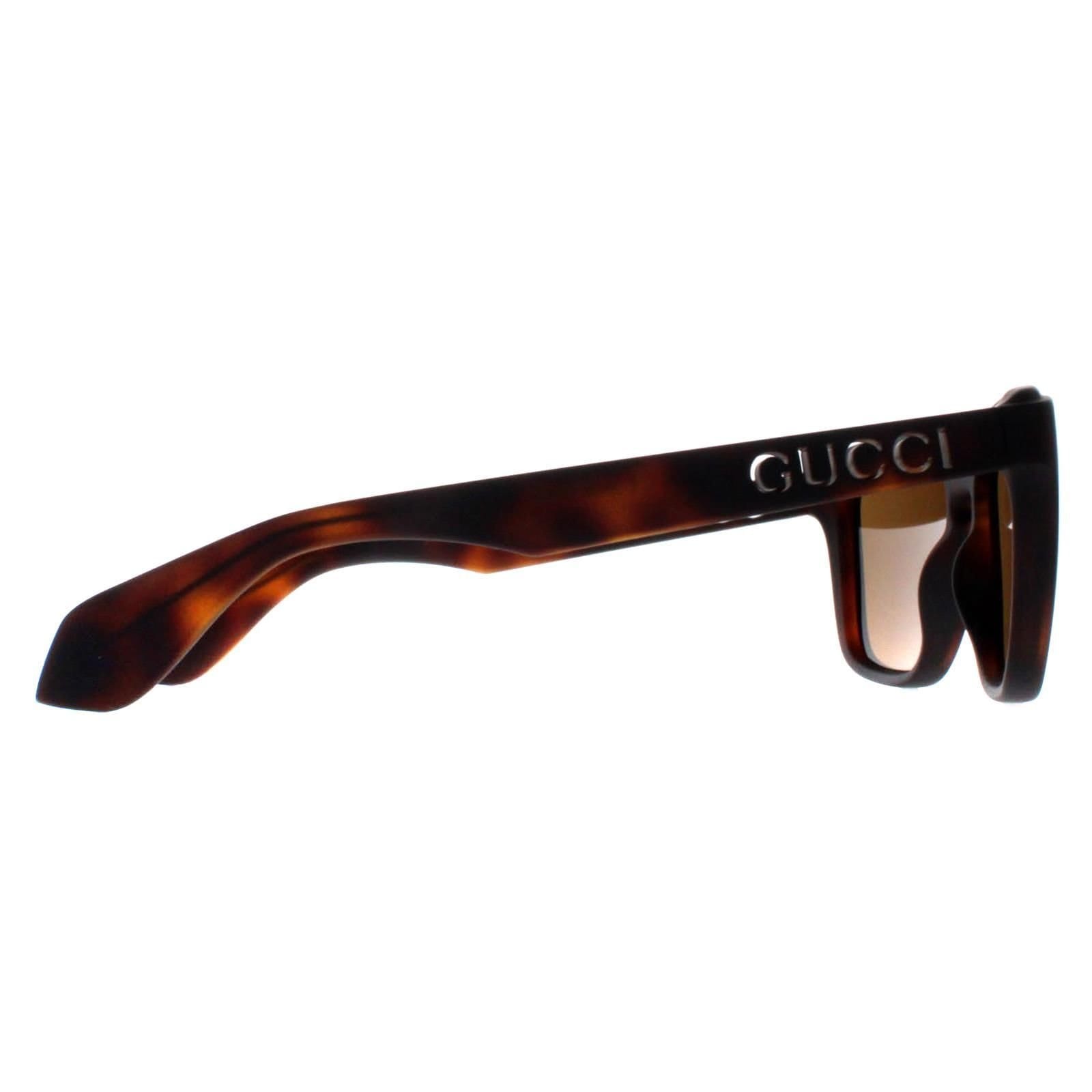 Gucci Gucci Men's Rectangle Havana Brown GG1571S - 4