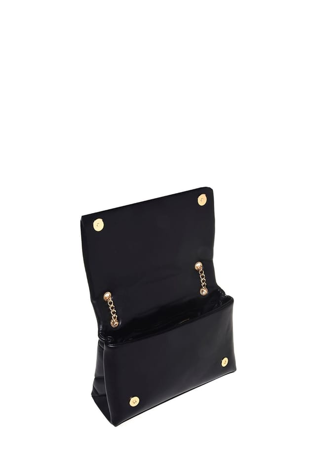 Love Moschino Love Moschino Women's Pillow Quilted Shoulder Bag Black - 3