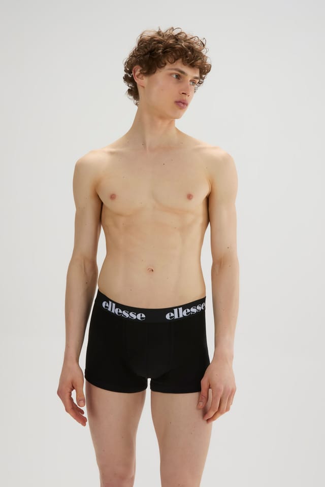 Ellesse Ellesse Men's Barla Trunks (12 Pack) in Black - 2