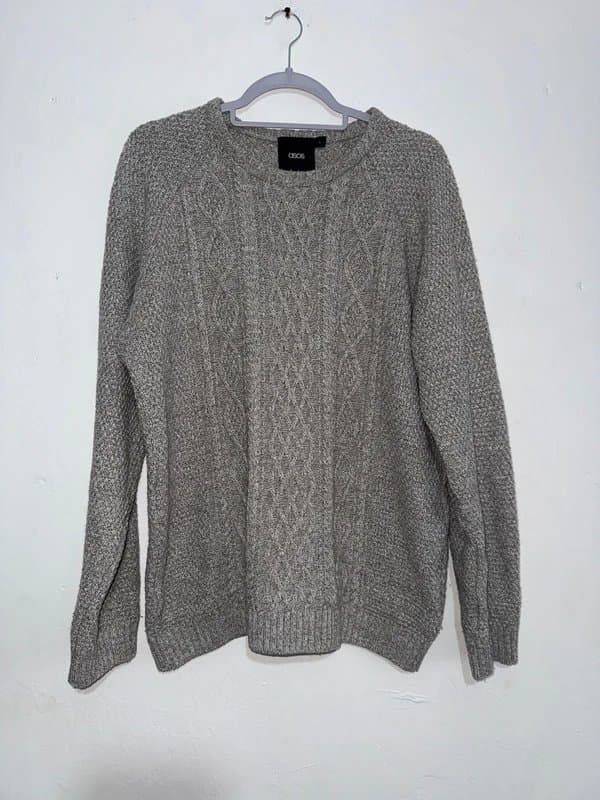 ASOS ASOS Gray Knit Jumper