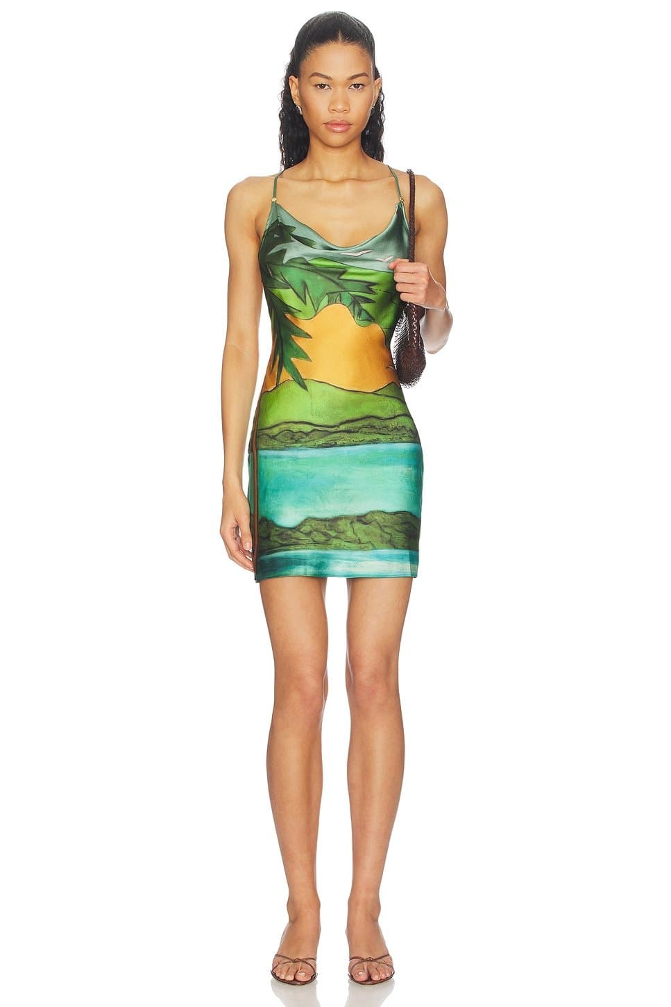 revolve Magdalena Silk Mini Dress