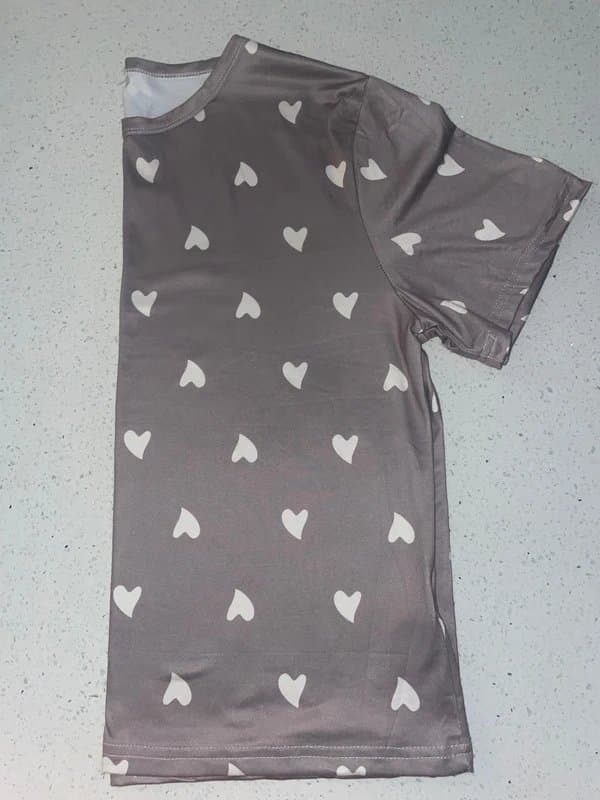 No Label Brand New soft lounge top t-shirt coffee and cream size large loungewear