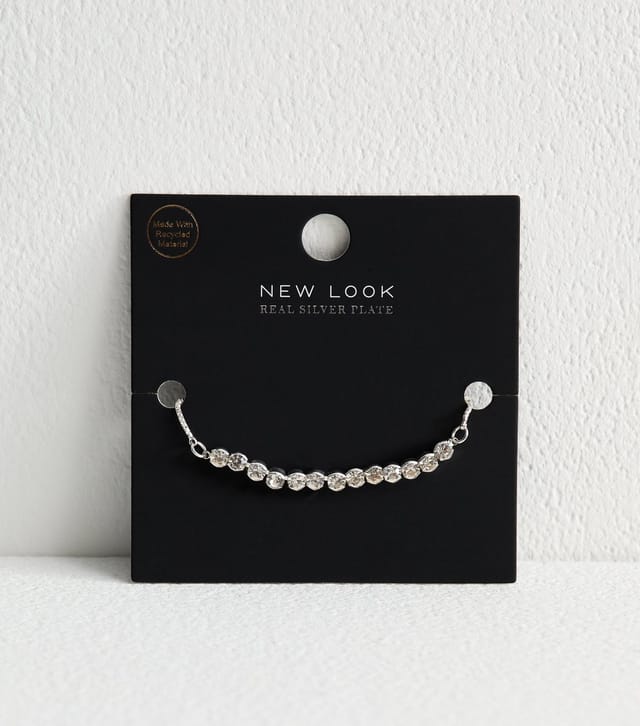 New Look Silver Plated Diamanté Bracelet New Look - 3