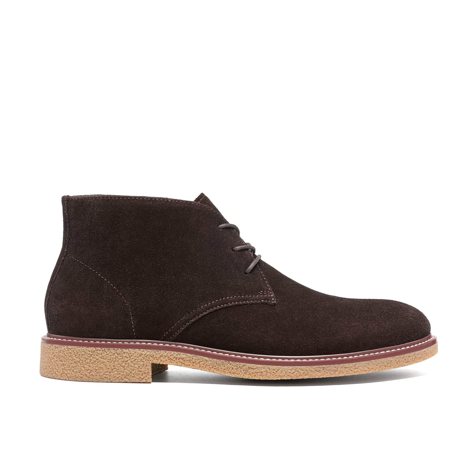 Clarks Clarks Men's Chelwood Mid Brown Suede Ankle Boots, Lace Up