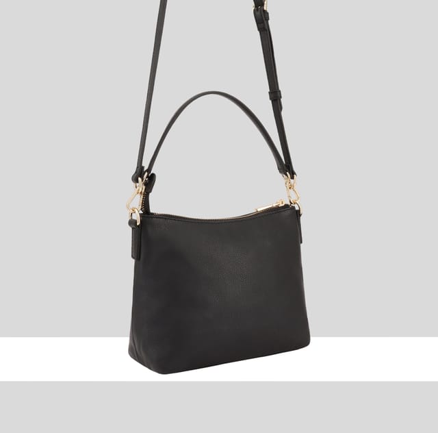 Paul Costelloe Paul Costelloe Women's Mestolo Leather Day Bag in Jet Black - 2
