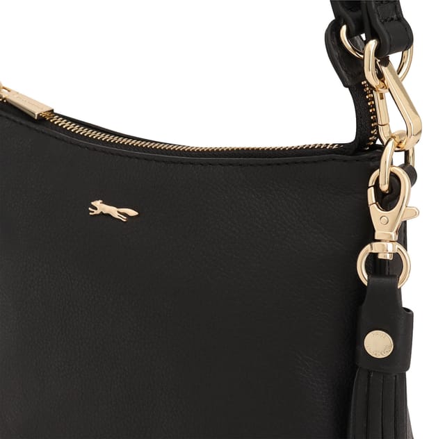 Paul Costelloe Paul Costelloe Women's Mestolo Leather Day Bag in Jet Black - 3