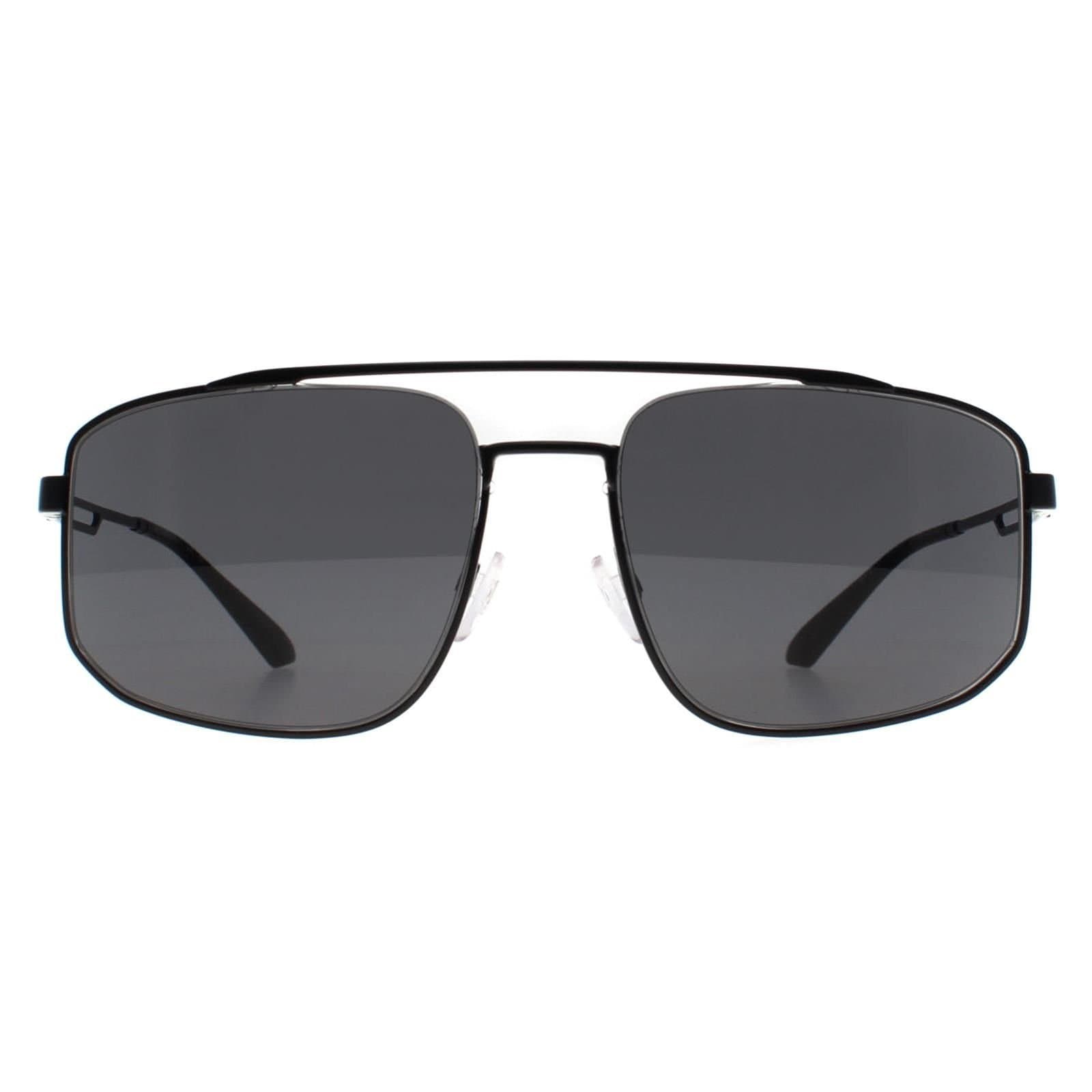 Emporio Armani Emporio Armani Men's Aviator Matte Black Dark Grey EA2139