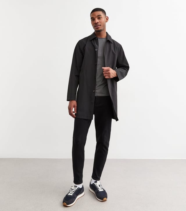 New Look Men's Dark Grey Muscle Fit T-Shirt New Look - 3