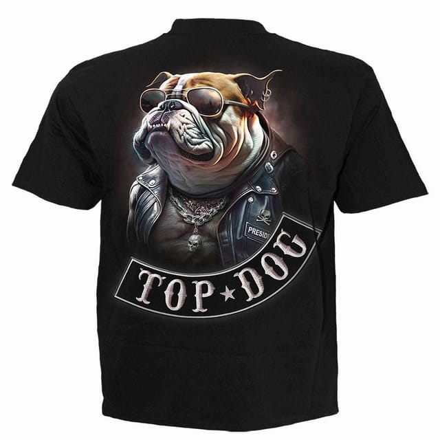 Spiral Spiral Men's TOP DOG - T-Shirt Black - 2