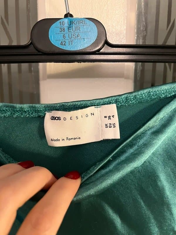 ASOS ASOS turquoise mini skirt size 6