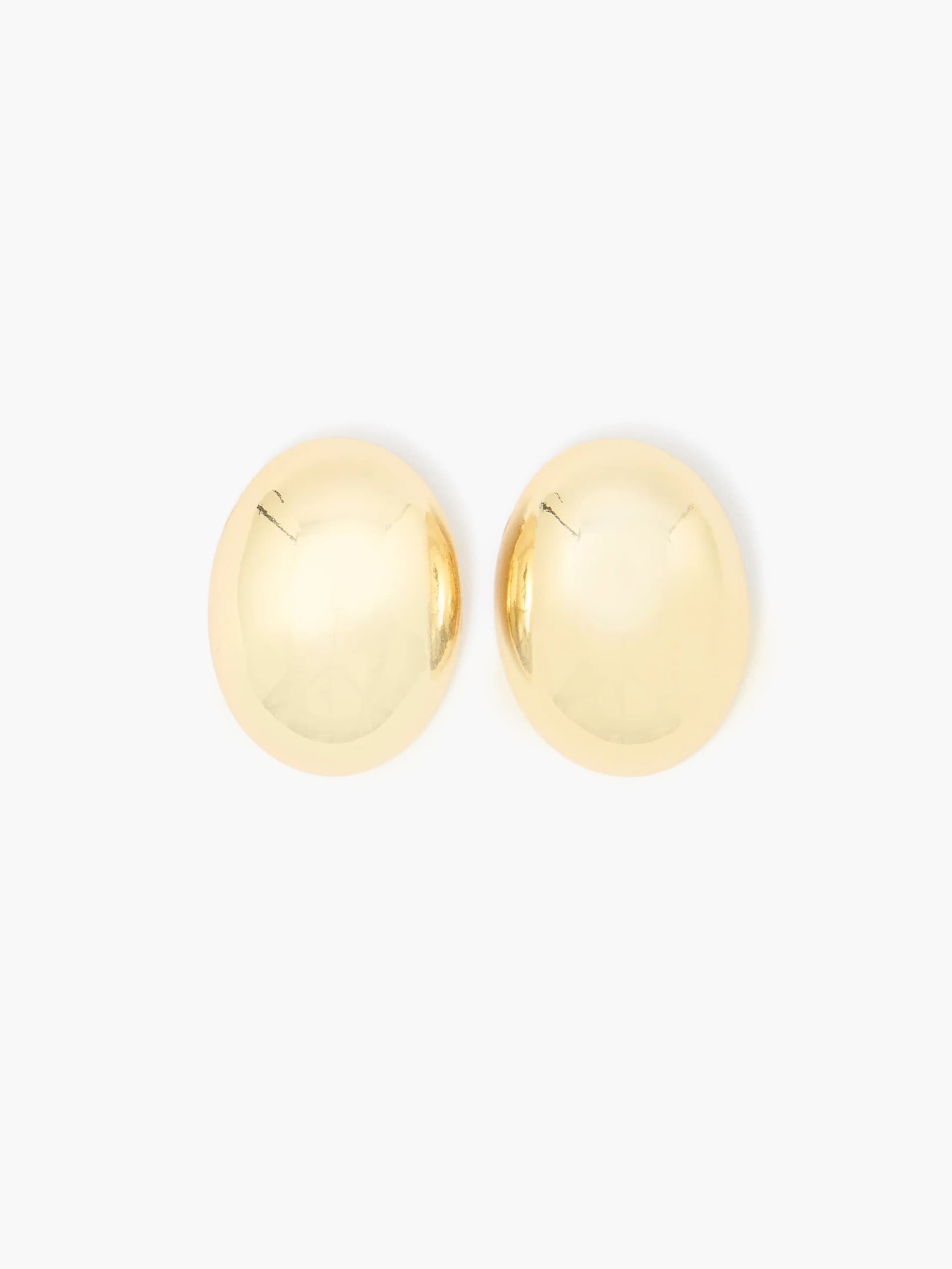 French Connection French Connection Gold Tone Dome Stud Earrings