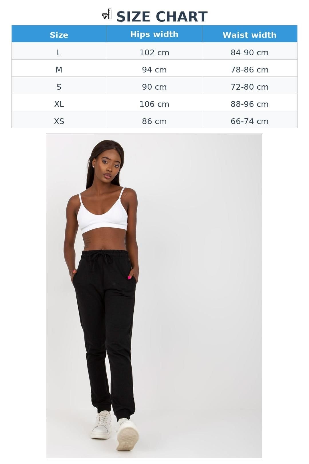 Love Lace Love Lace Women's High Waist Tie Sweatpants with Side Pockets Style 169722 in Black - 4